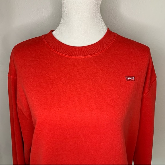 Red Levi’s Sweatshirt Size M - Picture 4 of 10
